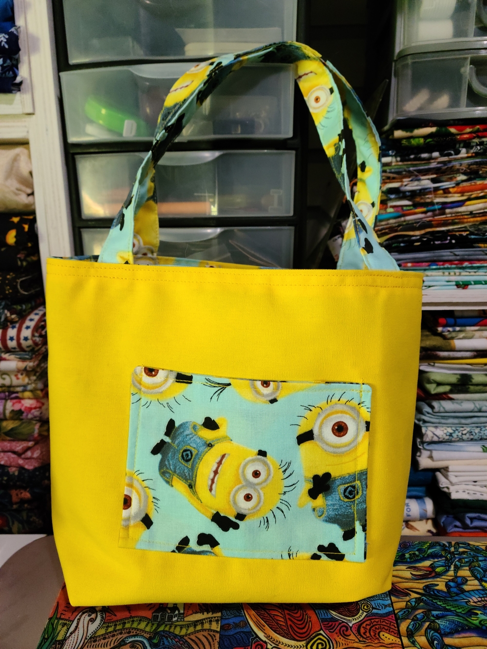 Reversible Minions Mini Tote Bag